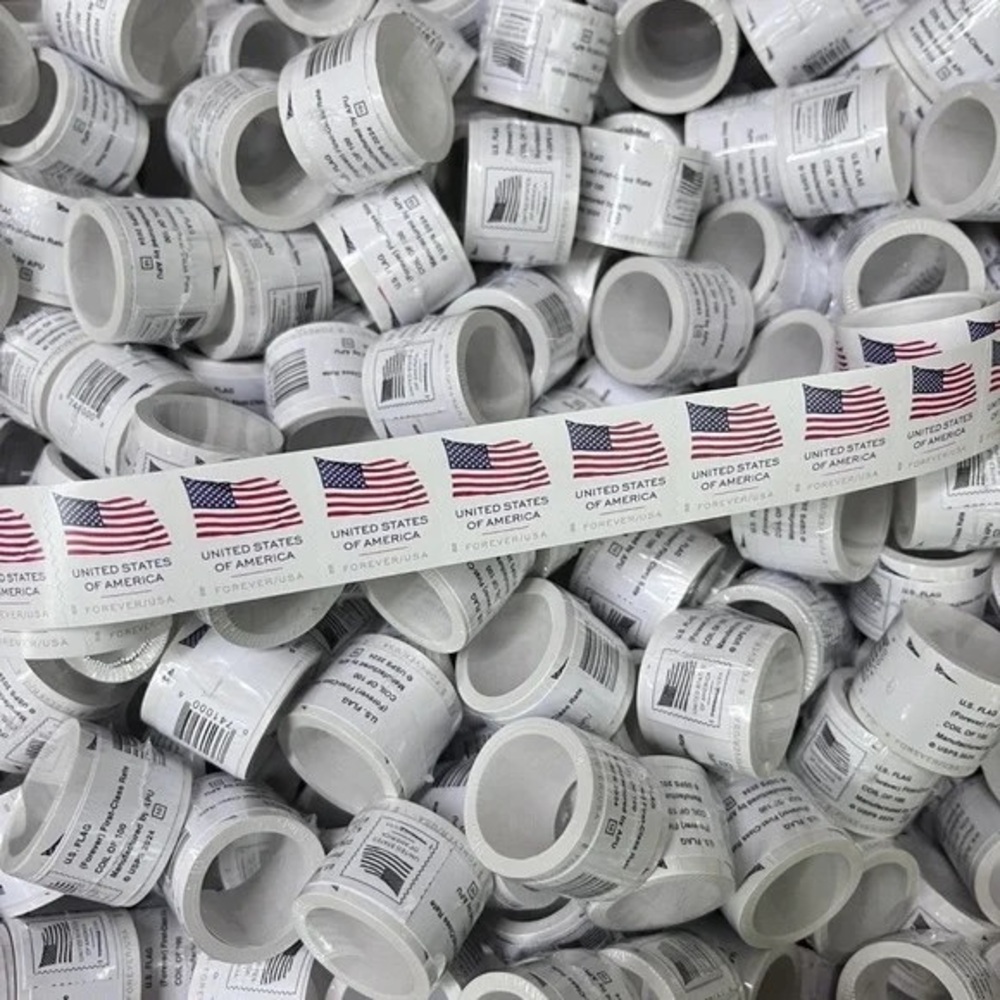 Forever Stamps 2025 ten roll 10 roll = 1000 pcs